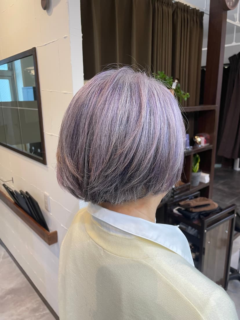 ヘアマニキュア（ラベンダー系）
