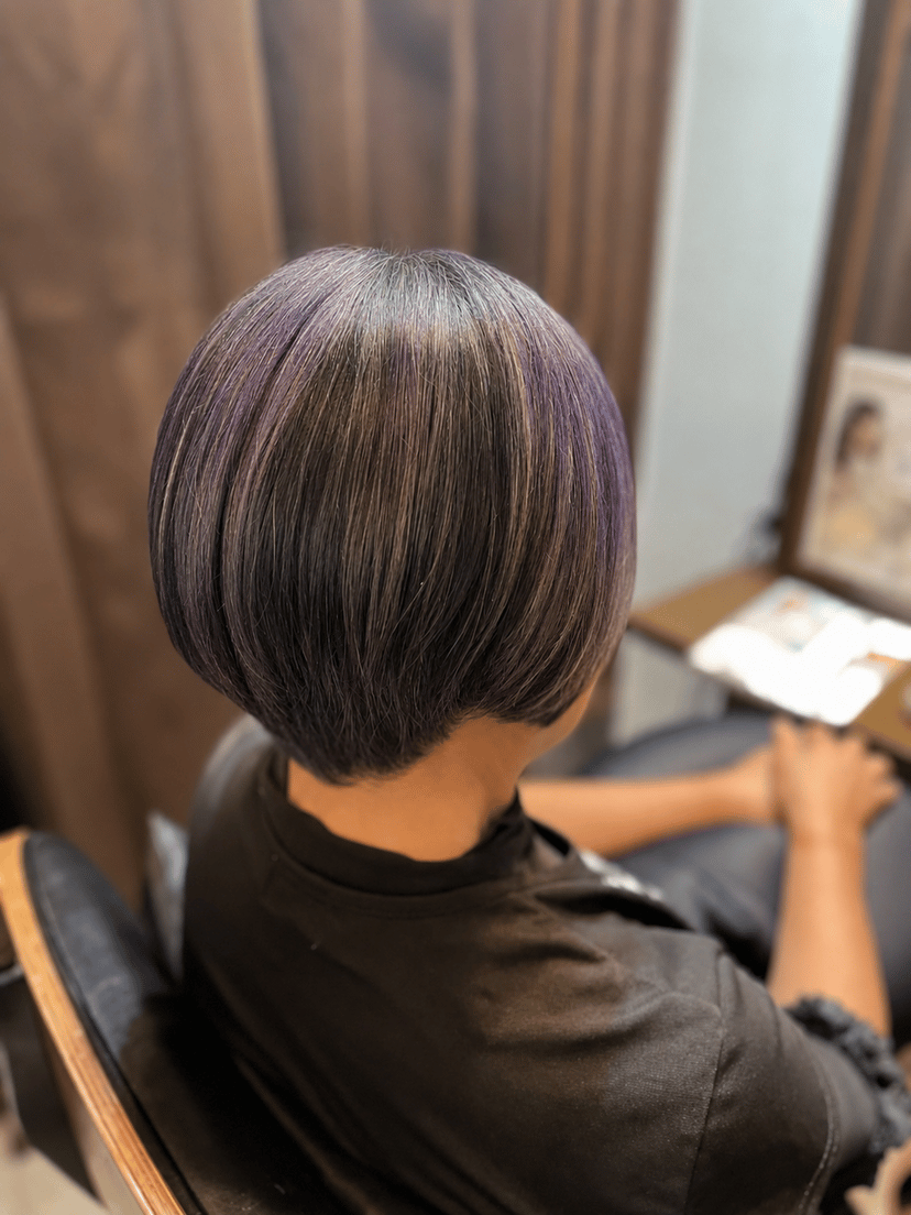 ヘアマニキュア（パープル系）